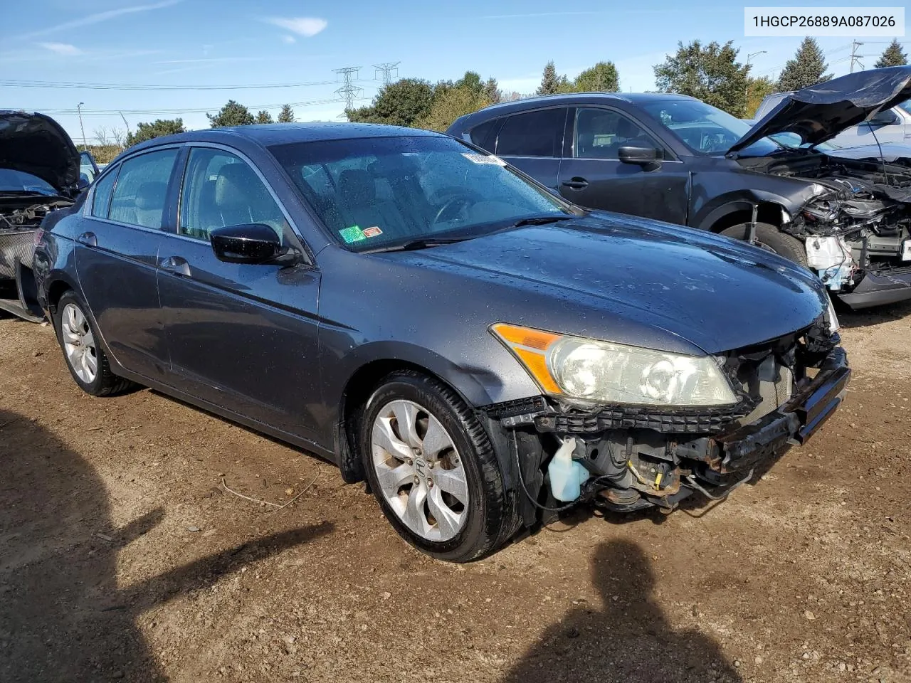 2009 Honda Accord Exl VIN: 1HGCP26889A087026 Lot: 75885564