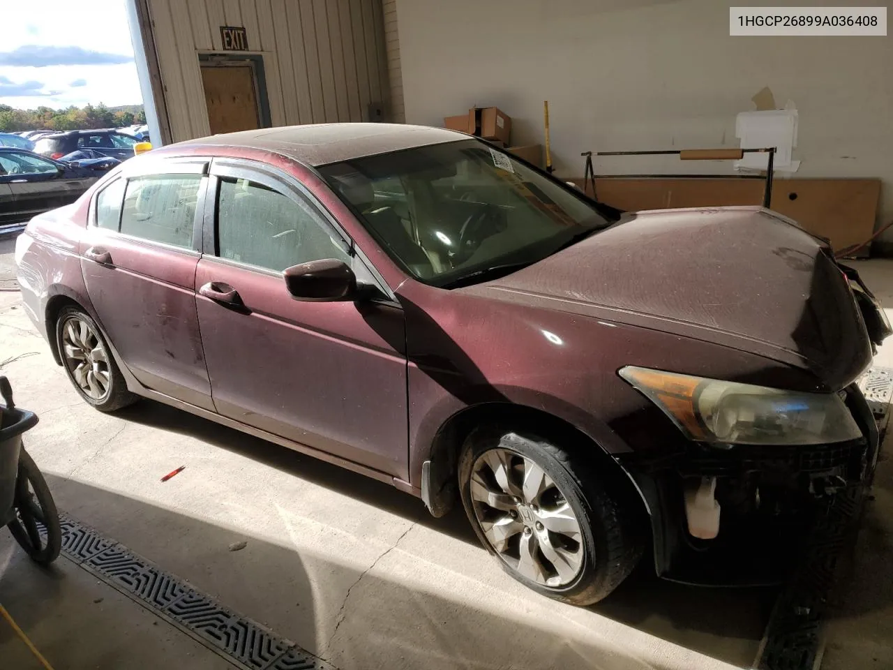 2009 Honda Accord Exl VIN: 1HGCP26899A036408 Lot: 76077434