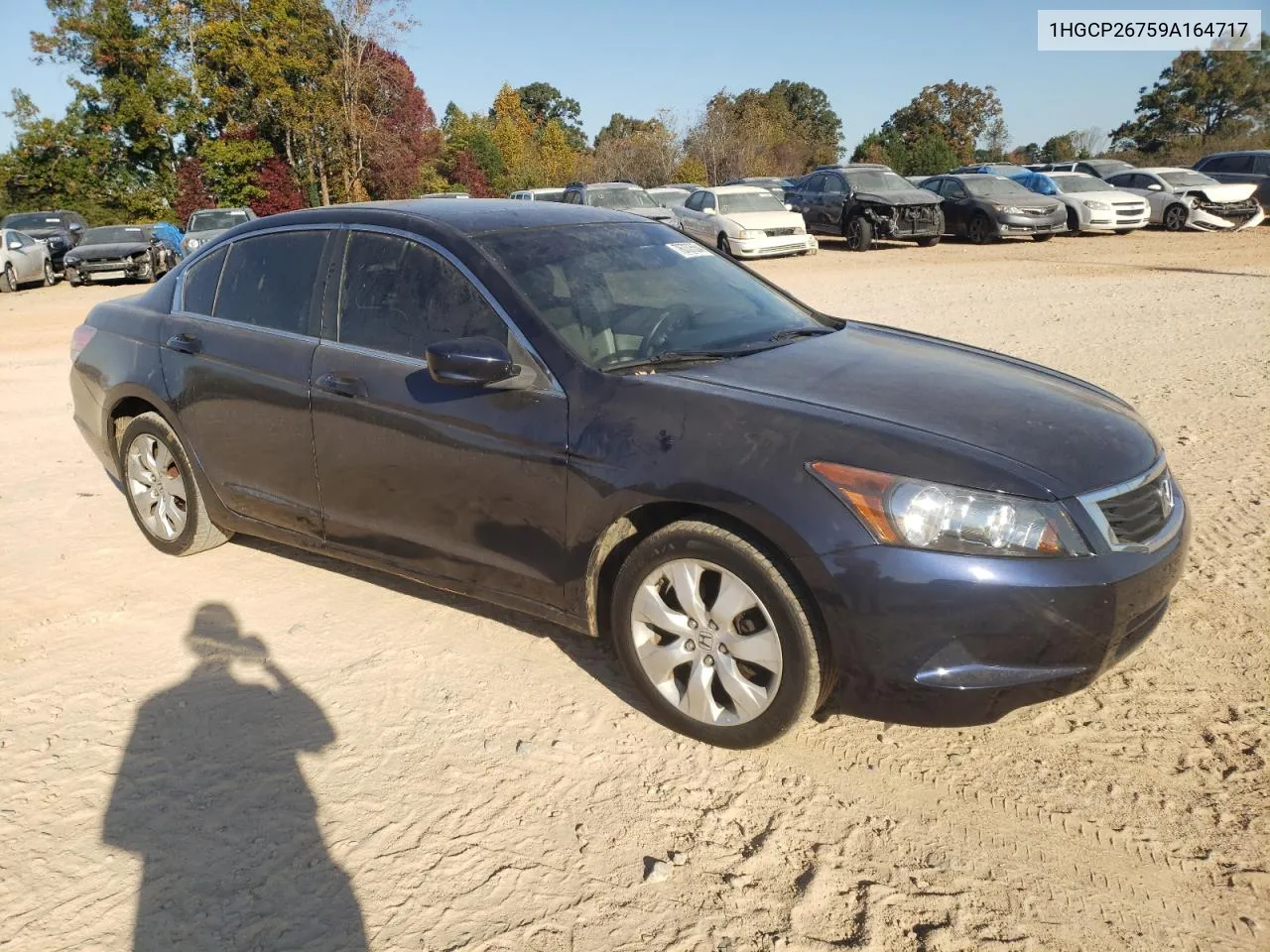 2009 Honda Accord Ex VIN: 1HGCP26759A164717 Lot: 76737554