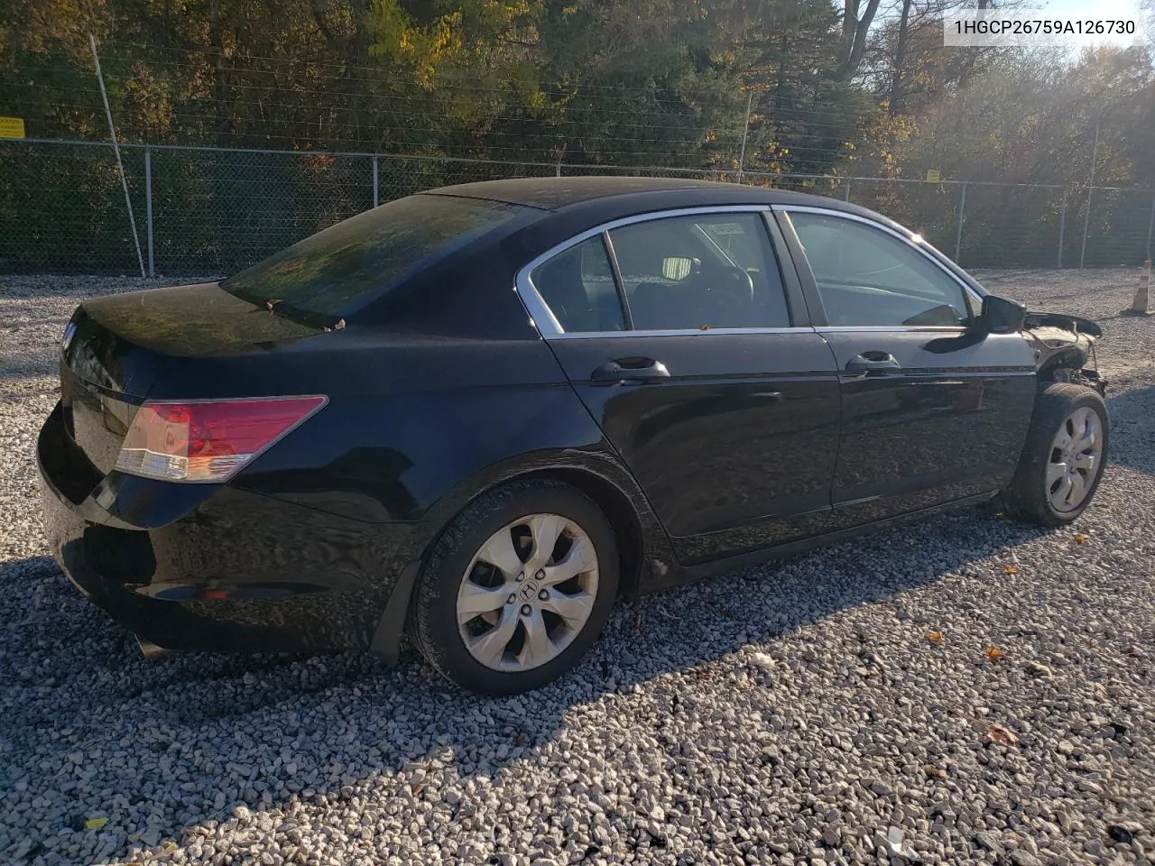 2009 Honda Accord Ex VIN: 1HGCP26759A126730 Lot: 76808424