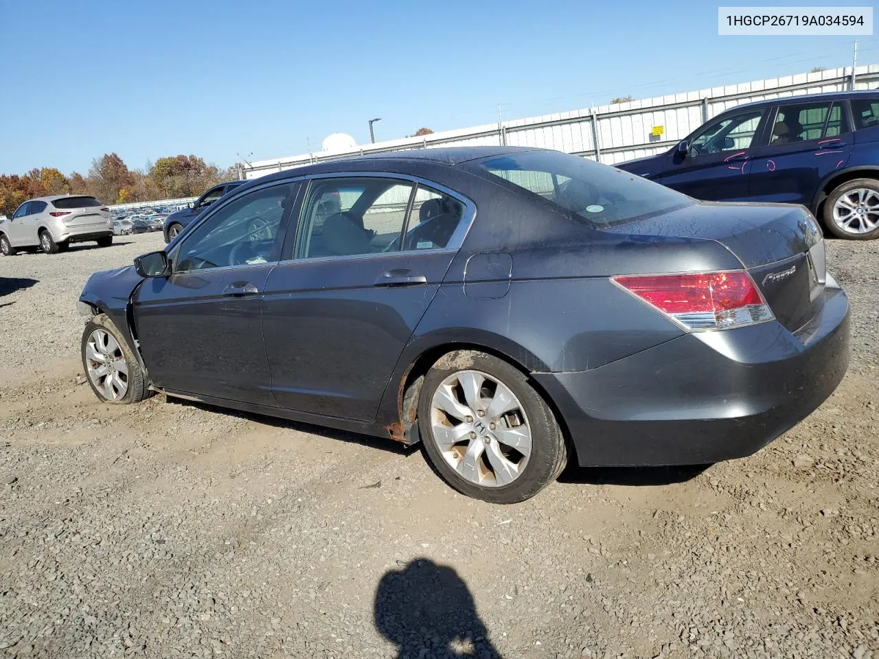 2009 Honda Accord Ex VIN: 1HGCP26719A034594 Lot: 77318444