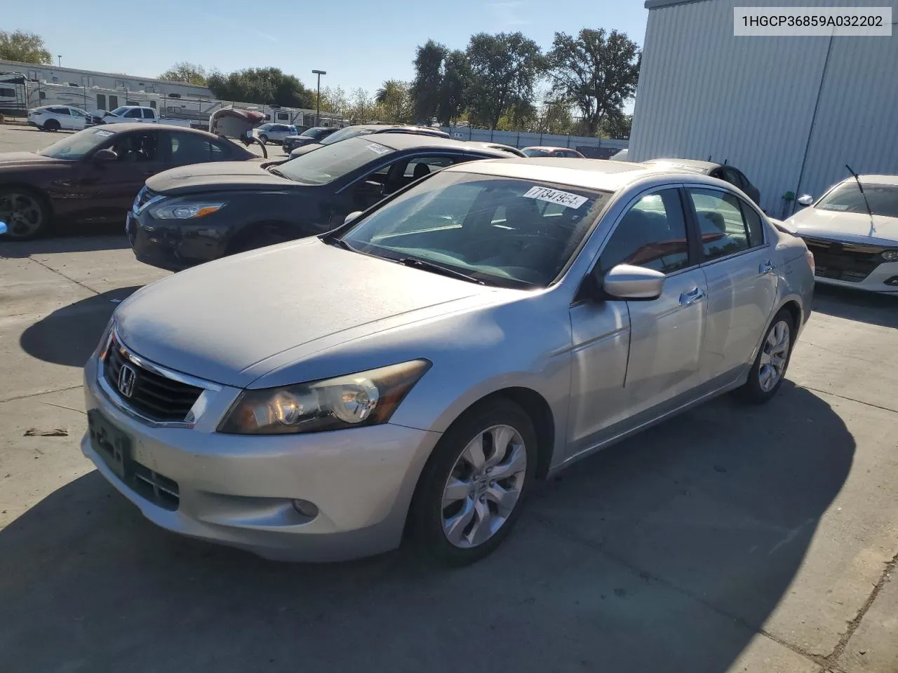 2009 Honda Accord Exl VIN: 1HGCP36859A032202 Lot: 77347954