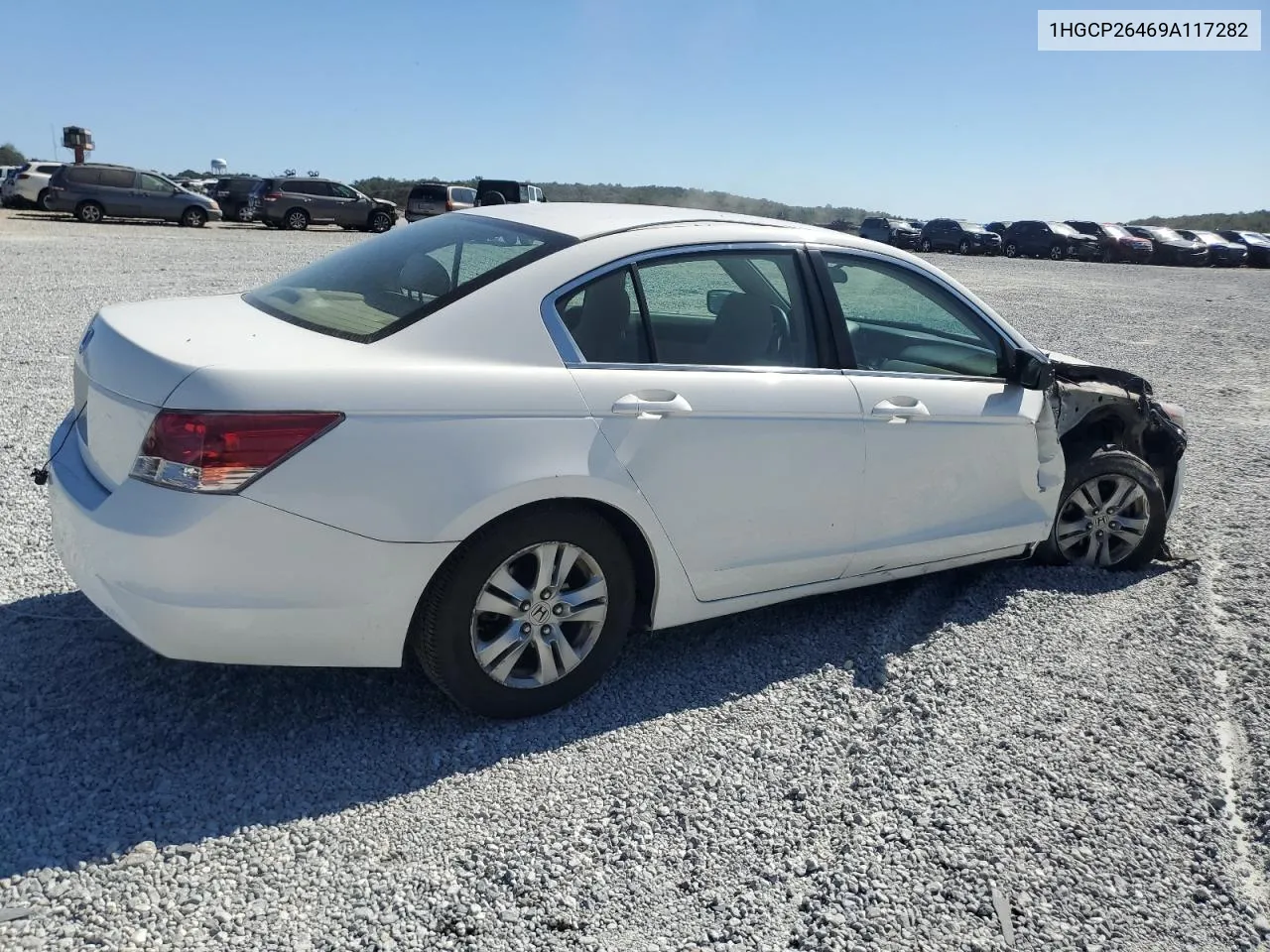 2009 Honda Accord Lxp VIN: 1HGCP26469A117282 Lot: 77366994