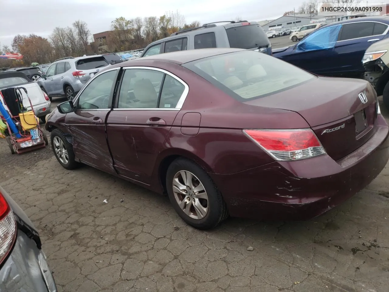 2009 Honda Accord Lx VIN: 1HGCP26369A091998 Lot: 77462634