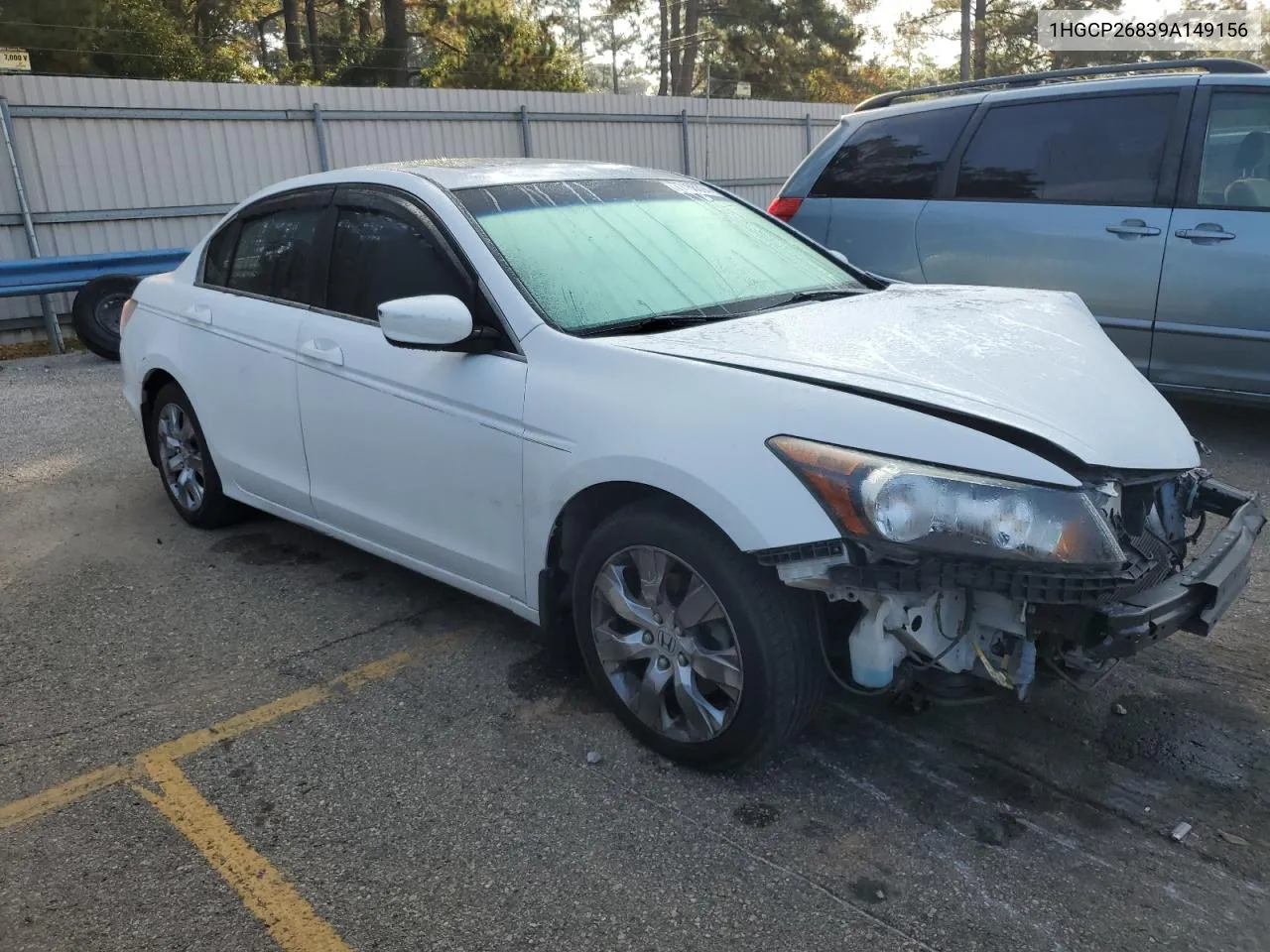 2009 Honda Accord Exl VIN: 1HGCP26839A149156 Lot: 77466394