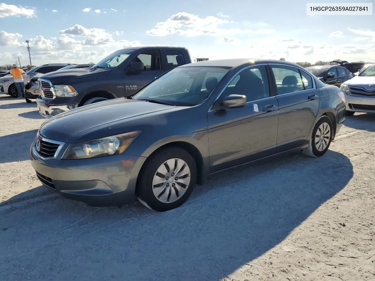 2009 Honda Accord Lx VIN: 1HGCP26359A027841 Lot: 77539104