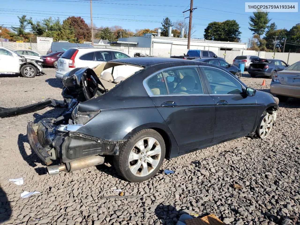 1HGCP26759A193344 2009 Honda Accord Ex