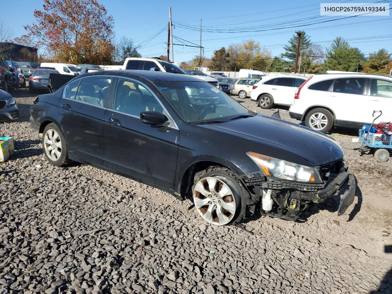 1HGCP26759A193344 2009 Honda Accord Ex