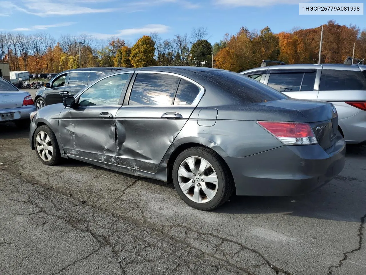 2009 Honda Accord Ex VIN: 1HGCP26779A081998 Lot: 77599394