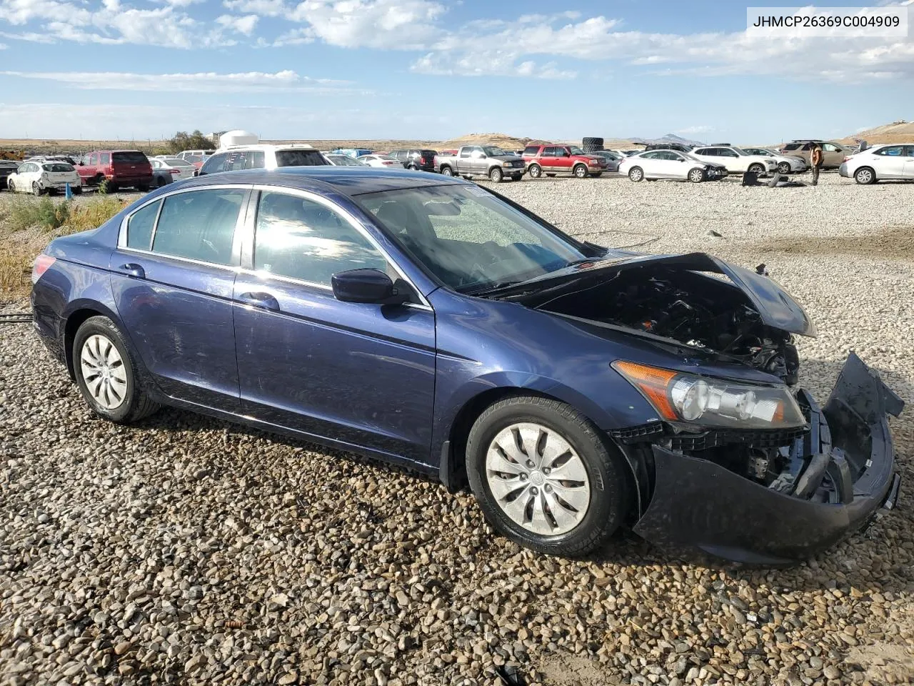 2009 Honda Accord Lx VIN: JHMCP26369C004909 Lot: 77701444