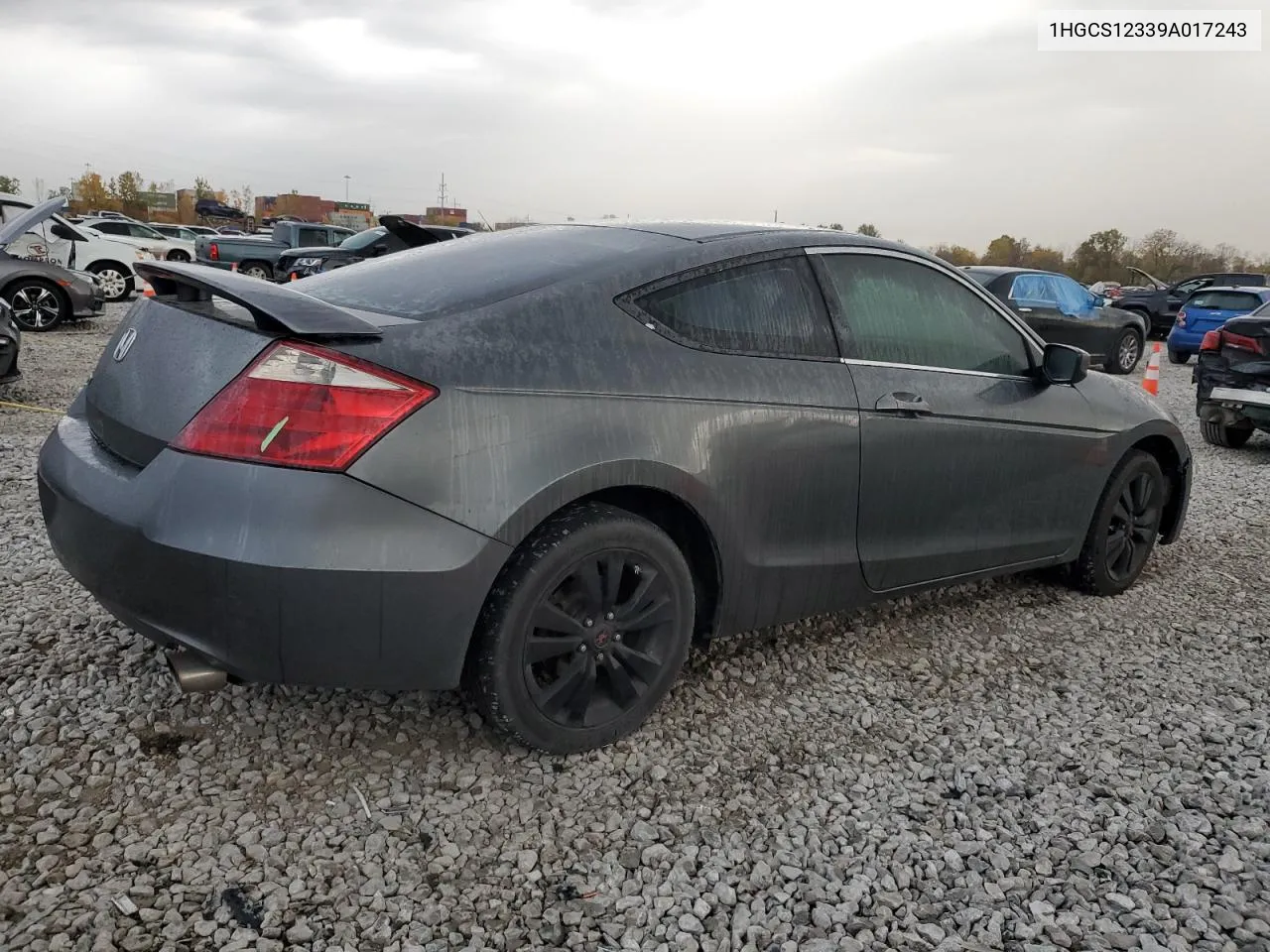 1HGCS12339A017243 2009 Honda Accord Lx