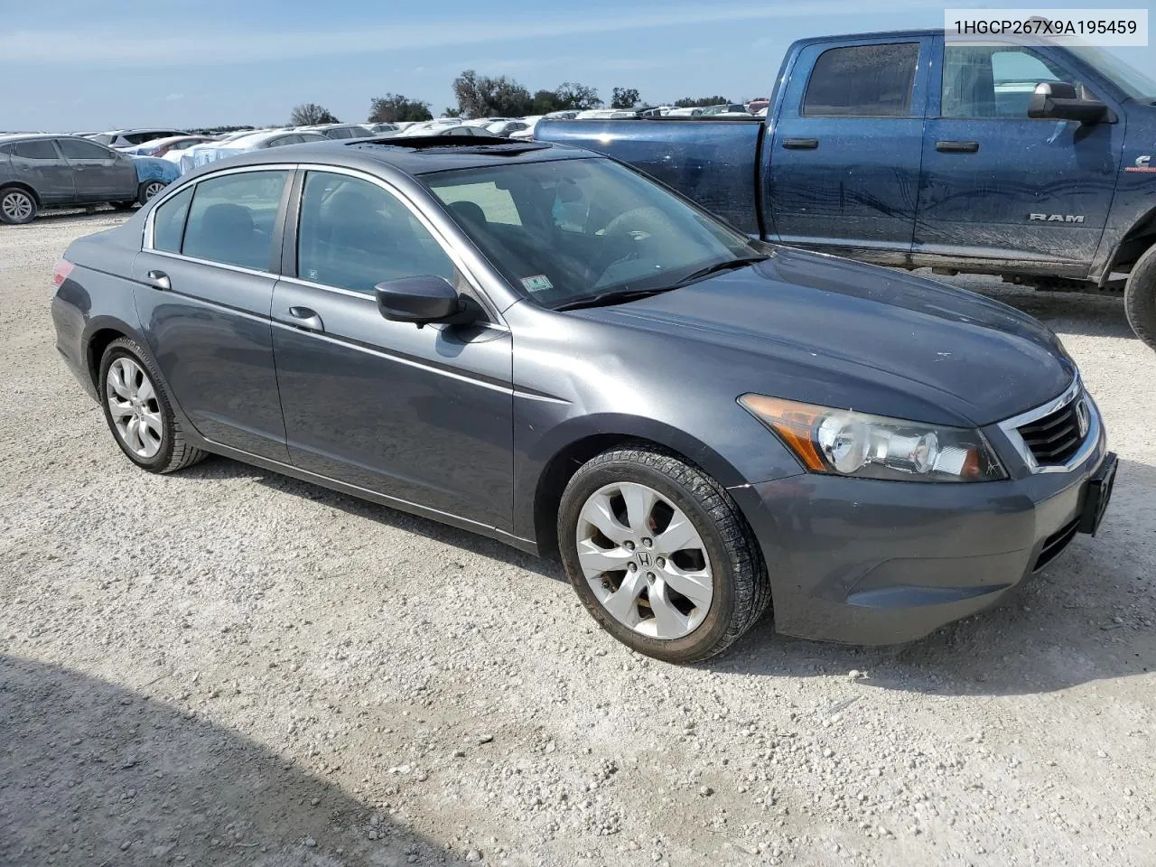 2009 Honda Accord Ex VIN: 1HGCP267X9A195459 Lot: 77808394