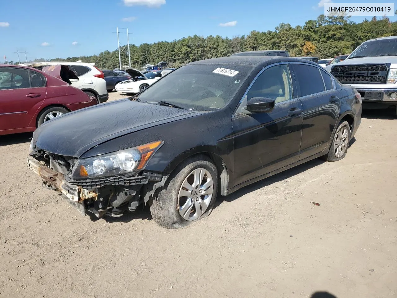 2009 Honda Accord Lxp VIN: JHMCP26479C010419 Lot: 77816744