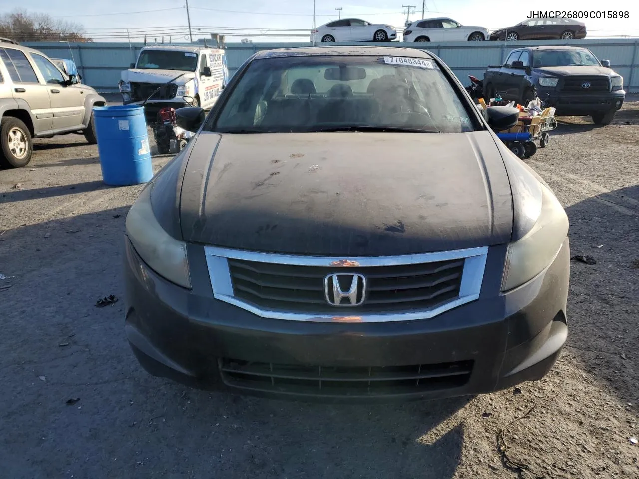 2009 Honda Accord Exl VIN: JHMCP26809C015898 Lot: 77848344