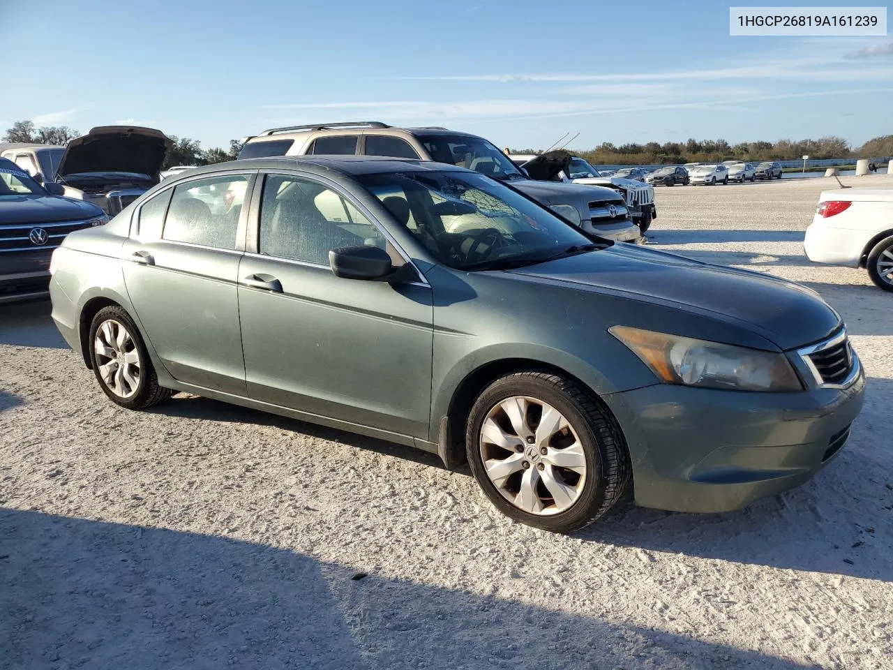 2009 Honda Accord Exl VIN: 1HGCP26819A161239 Lot: 78090164