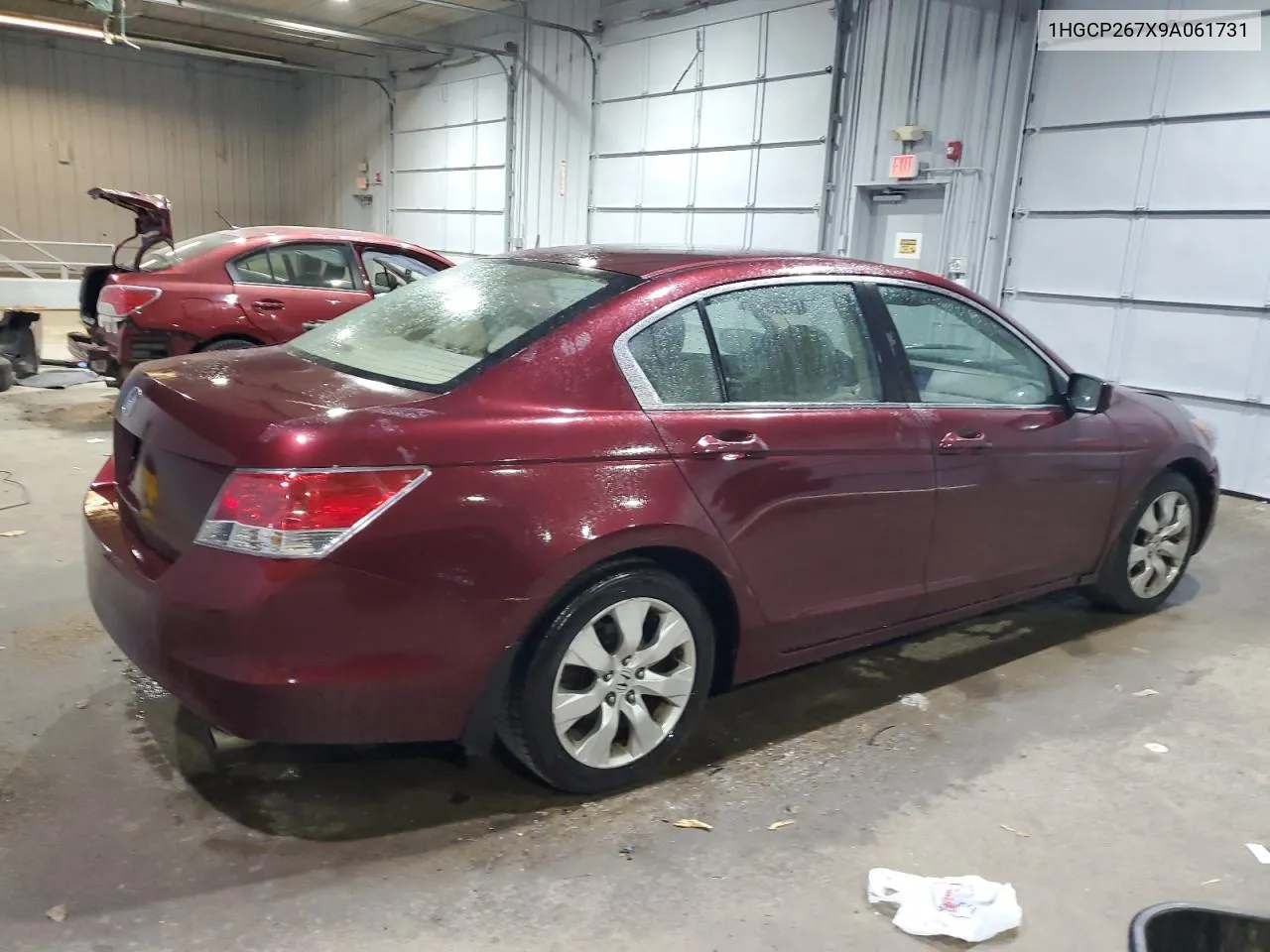 2009 Honda Accord Ex VIN: 1HGCP267X9A061731 Lot: 78278694