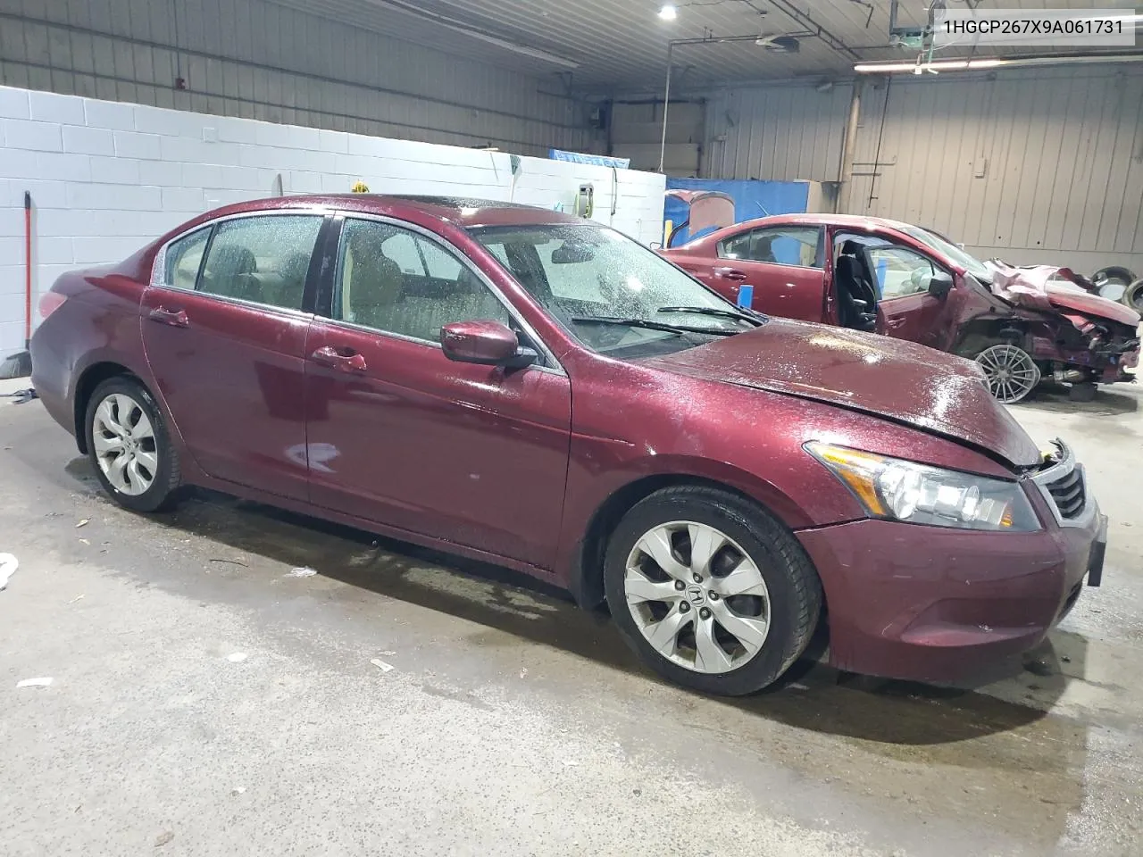 2009 Honda Accord Ex VIN: 1HGCP267X9A061731 Lot: 78278694