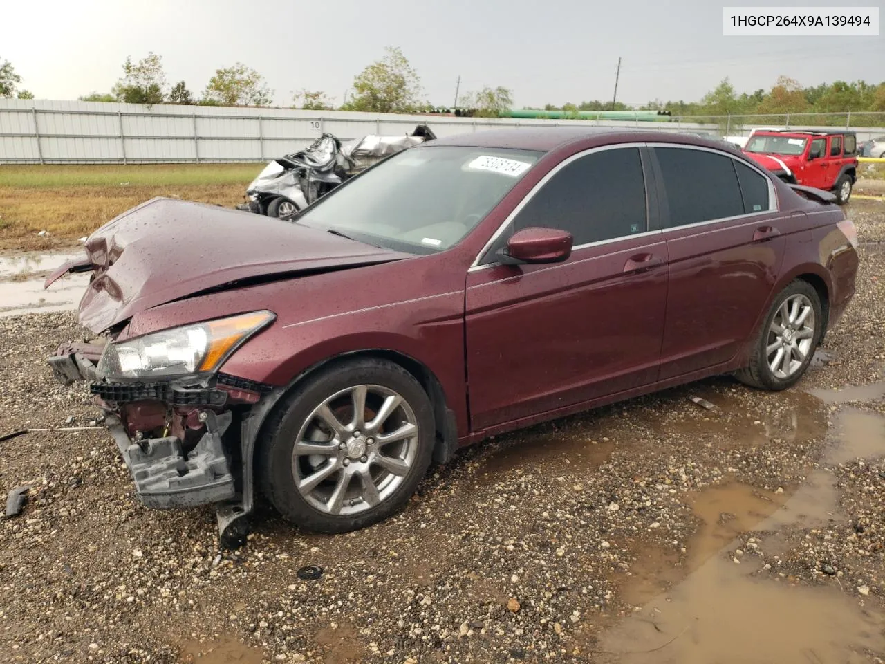 2009 Honda Accord Lxp VIN: 1HGCP264X9A139494 Lot: 78308134