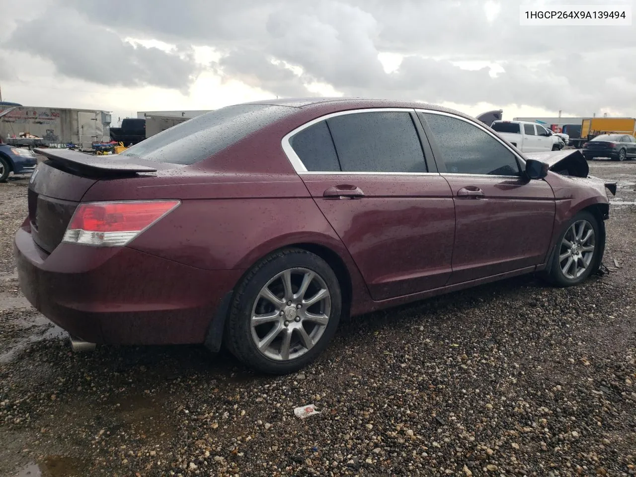 2009 Honda Accord Lxp VIN: 1HGCP264X9A139494 Lot: 78308134