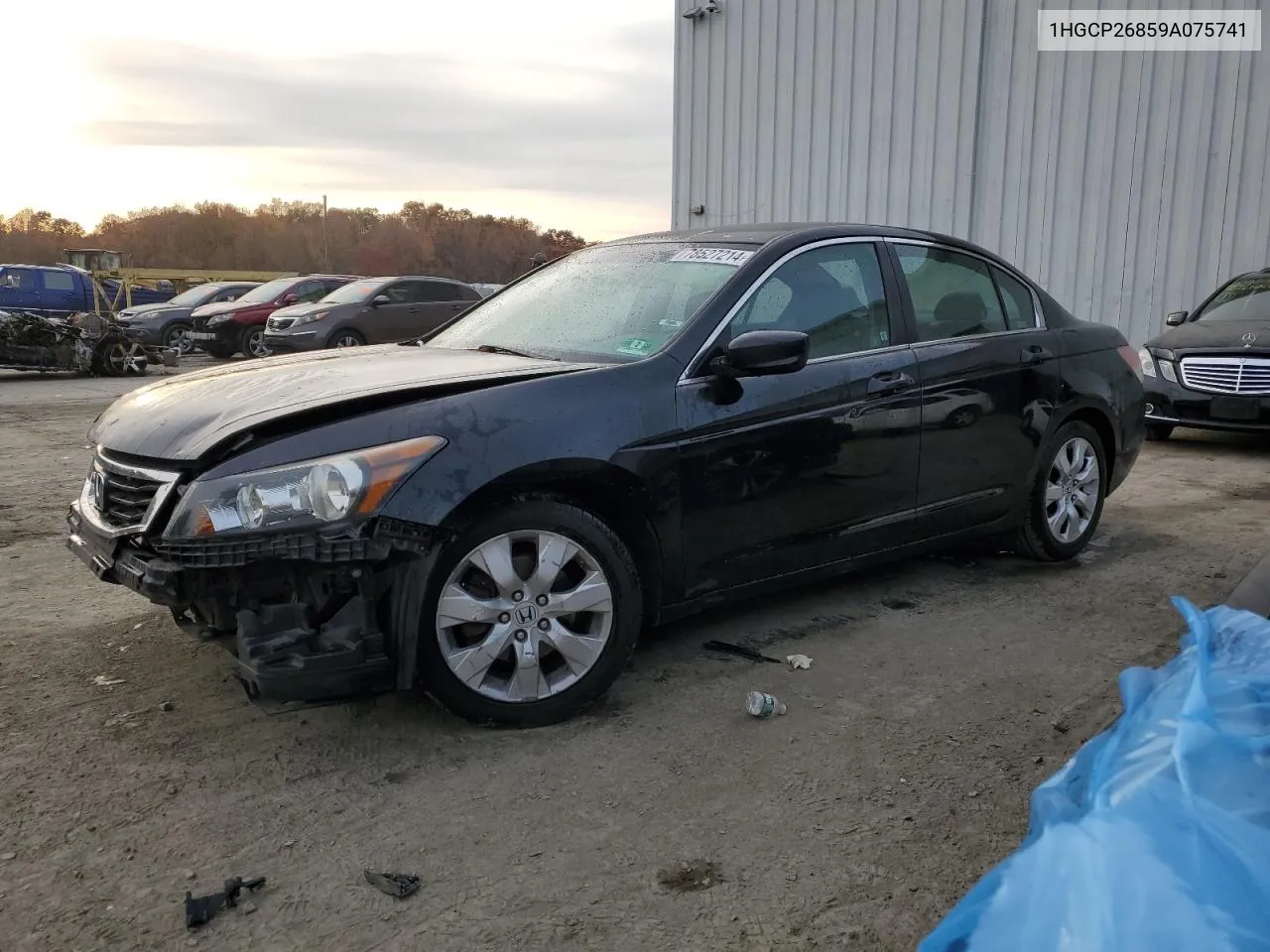 2009 Honda Accord Exl VIN: 1HGCP26859A075741 Lot: 78527214