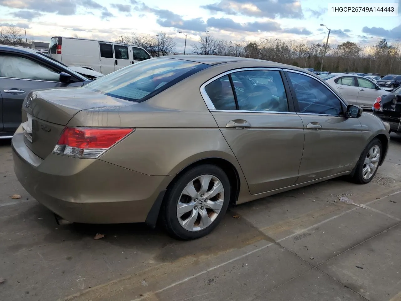 2009 Honda Accord Ex VIN: 1HGCP26749A144443 Lot: 78595584