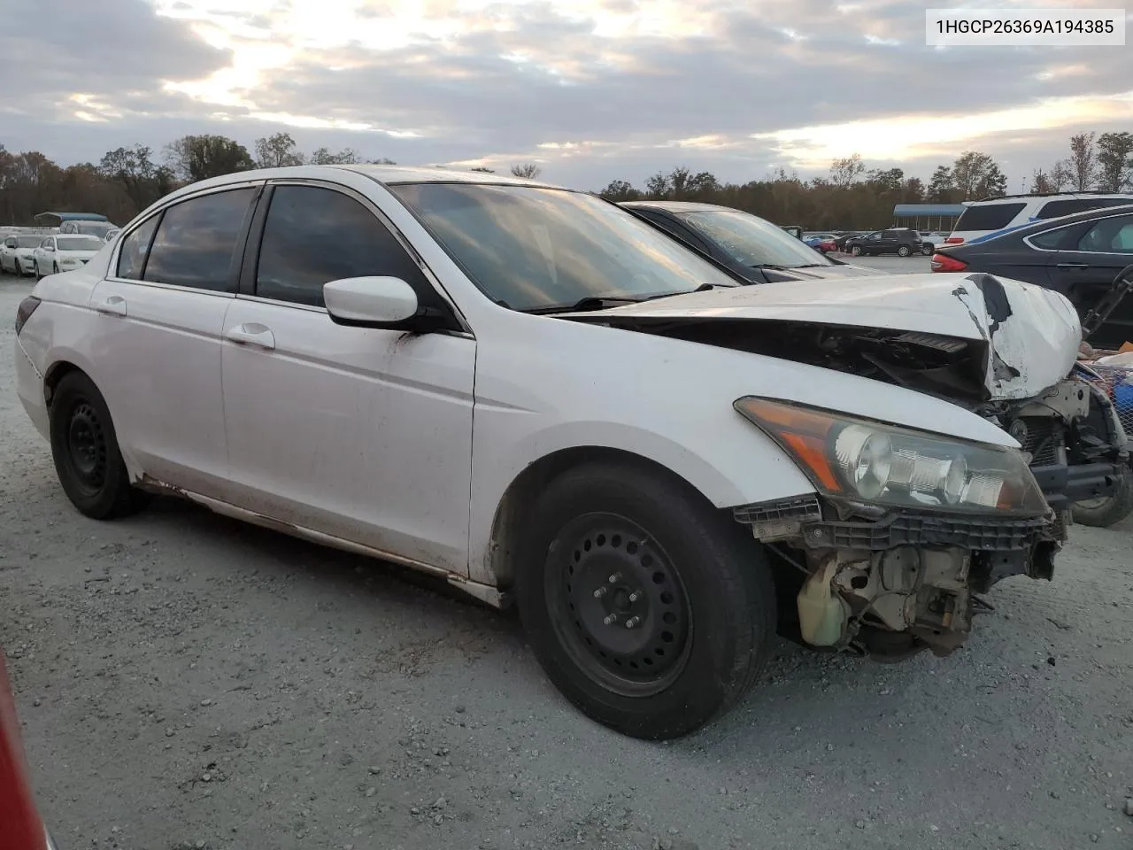 1HGCP26369A194385 2009 Honda Accord Lx