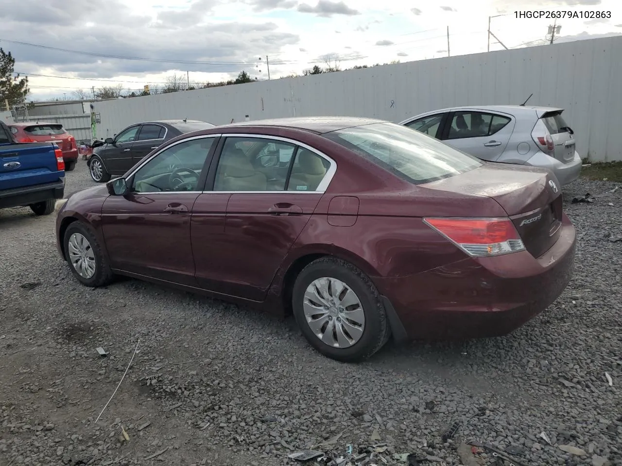 2009 Honda Accord Lx VIN: 1HGCP26379A102863 Lot: 78884244