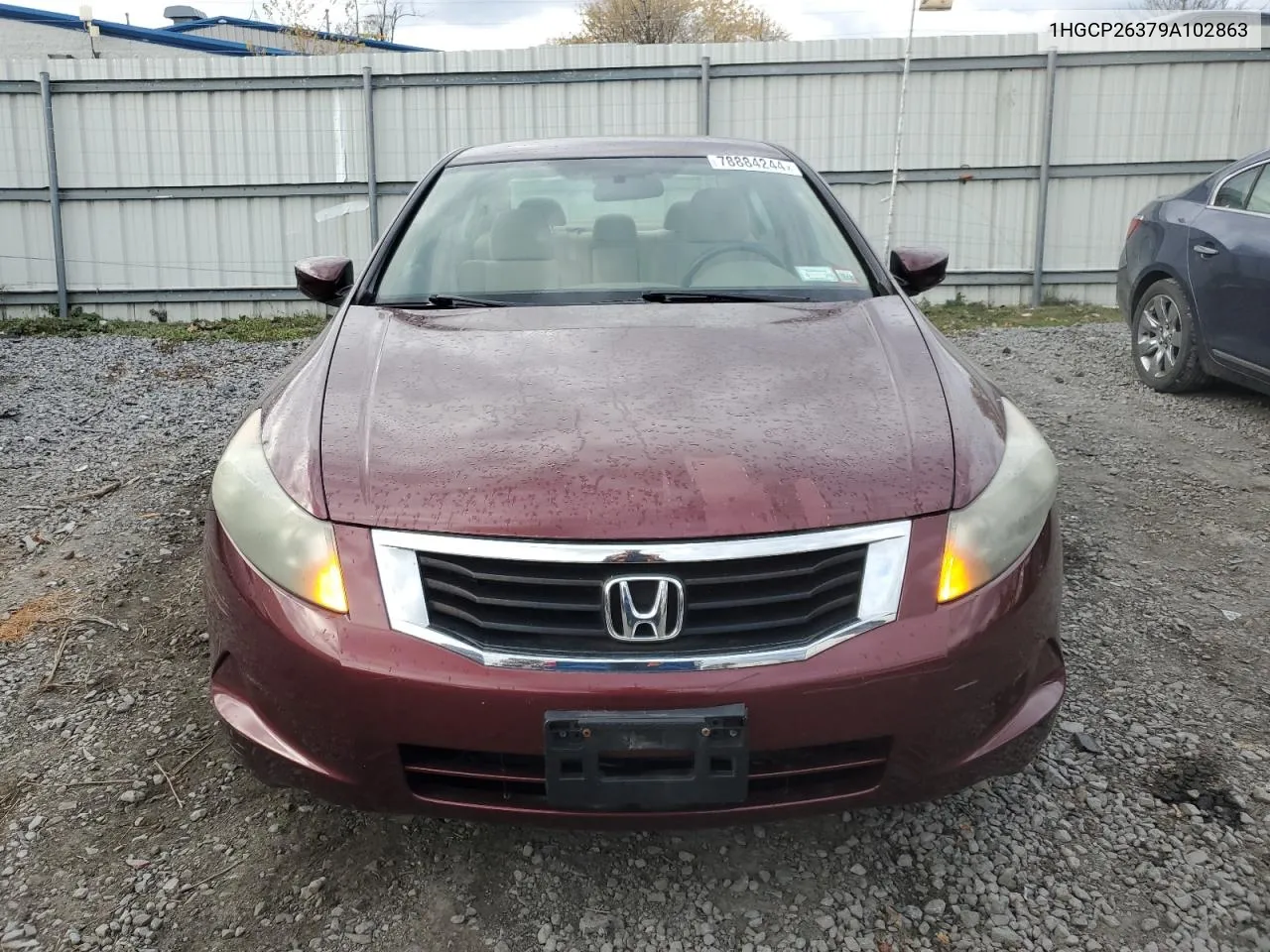 2009 Honda Accord Lx VIN: 1HGCP26379A102863 Lot: 78884244