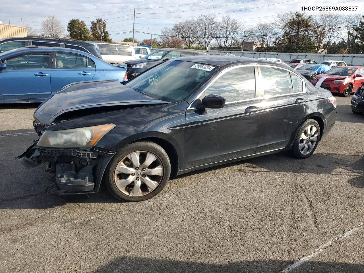 2009 Honda Accord Exl VIN: 1HGCP26869A033837 Lot: 79052834