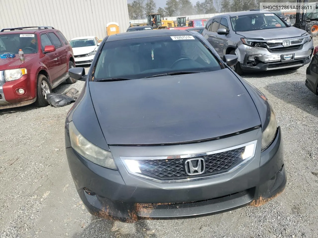 2009 Honda Accord Exl VIN: 1HGCS12869A018611 Lot: 79267514