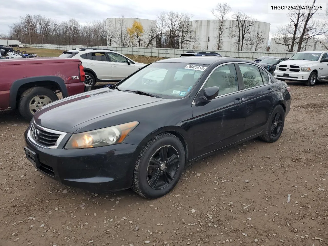 2009 Honda Accord Lxp VIN: 1HGCP26429A197275 Lot: 79425654