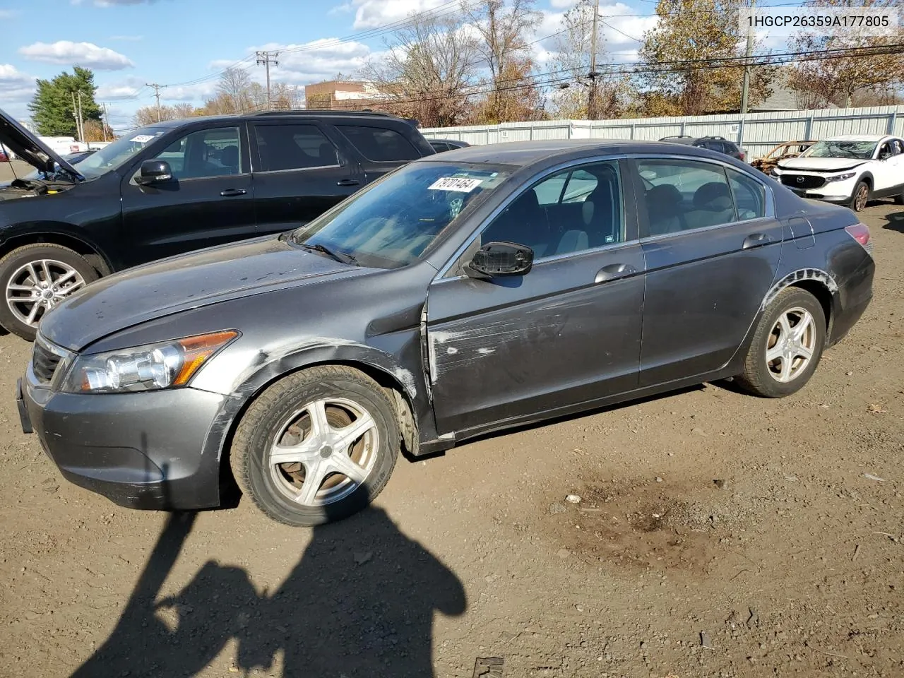 2009 Honda Accord Lx VIN: 1HGCP26359A177805 Lot: 79701464