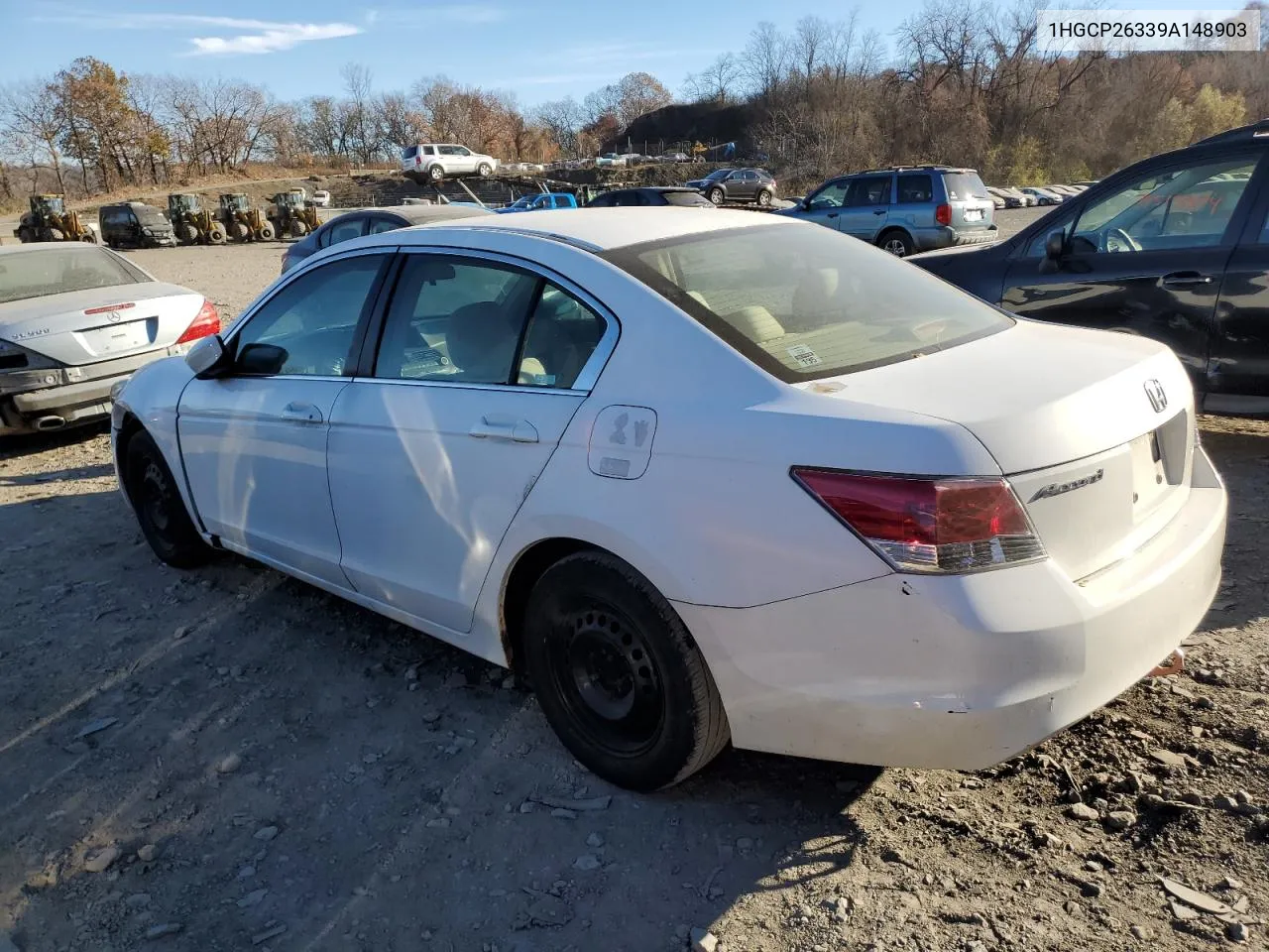 2009 Honda Accord Lx VIN: 1HGCP26339A148903 Lot: 80797654