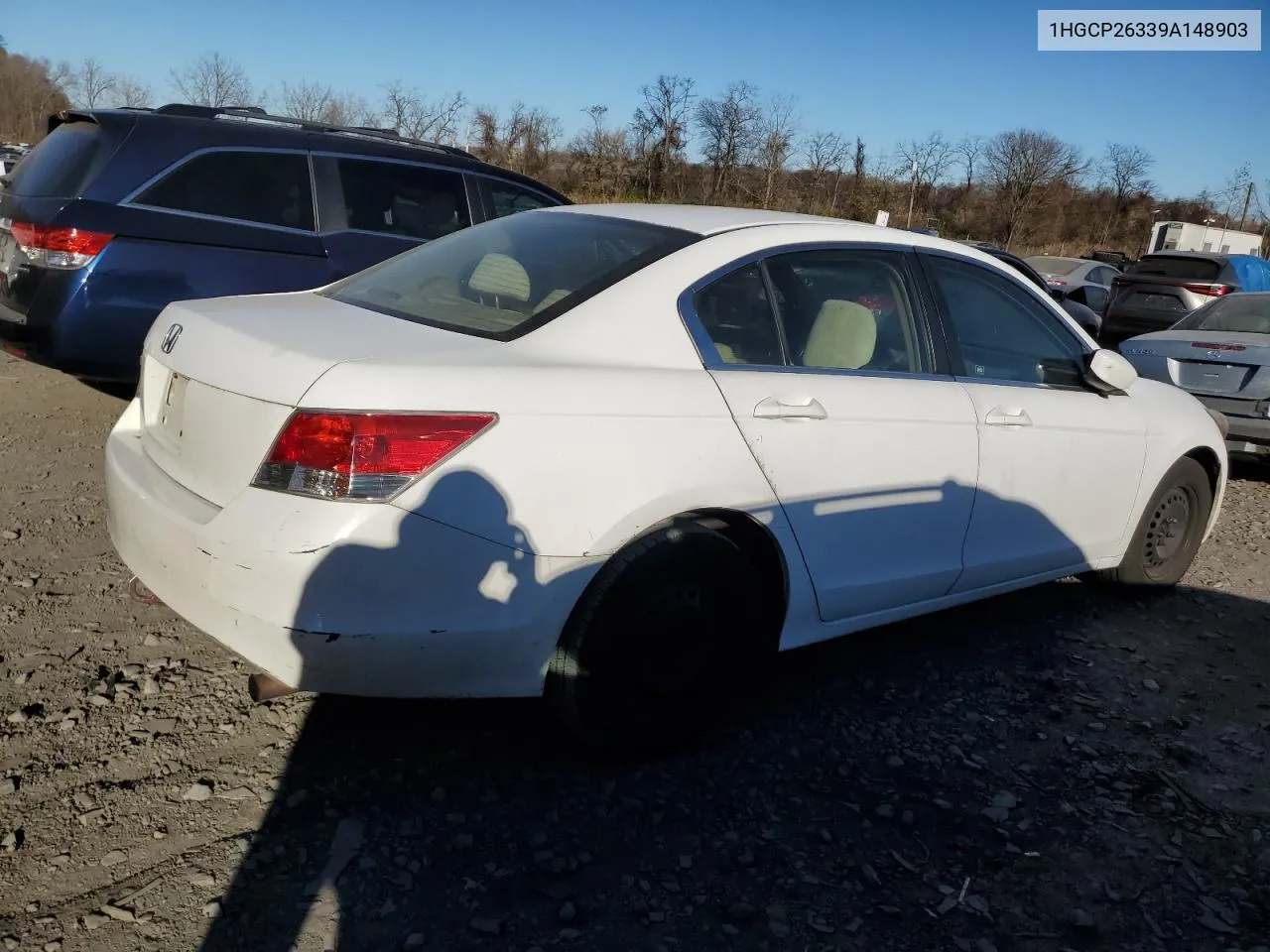 2009 Honda Accord Lx VIN: 1HGCP26339A148903 Lot: 80797654