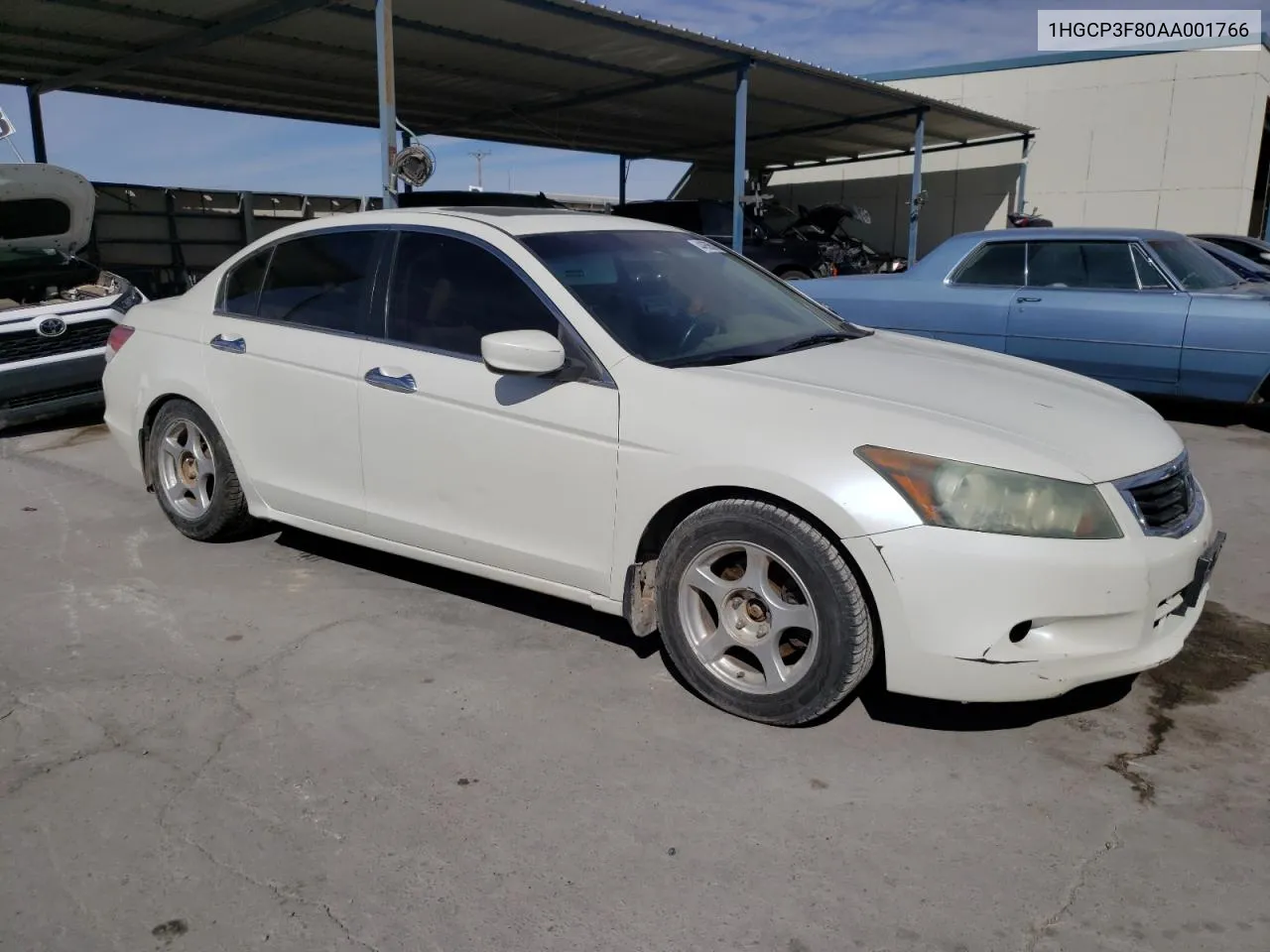 2010 Honda Accord Exl VIN: 1HGCP3F80AA001766 Lot: 44056514