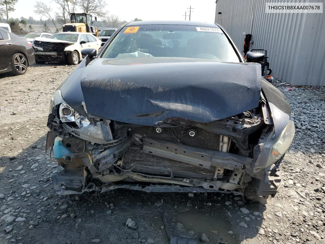 1HGCS1B8XAA007678 2010 Honda Accord Exl