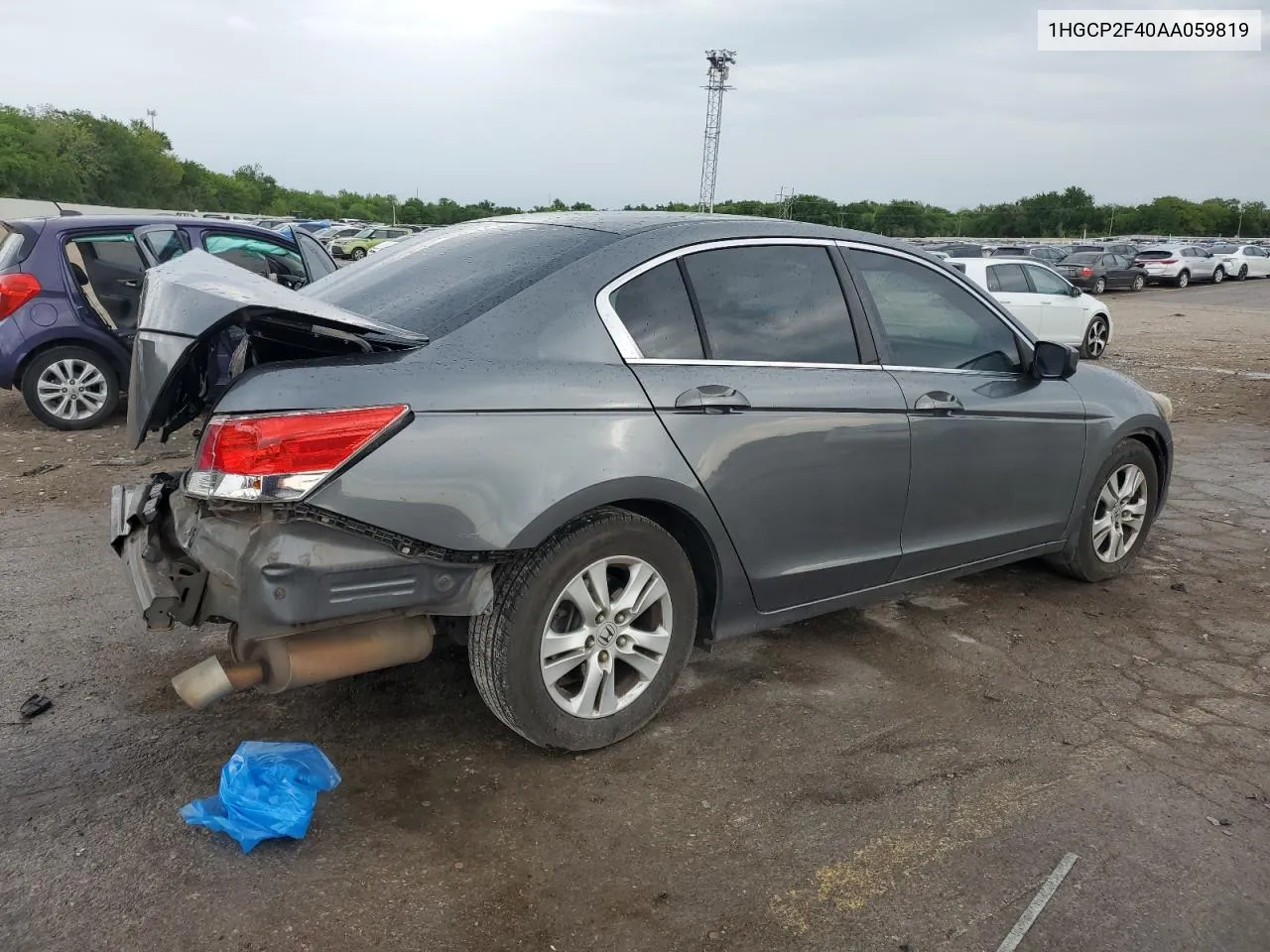 2010 Honda Accord Lxp VIN: 1HGCP2F40AA059819 Lot: 52357864