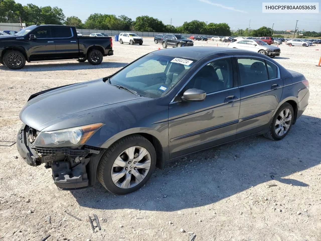 2010 Honda Accord Exl VIN: 1HGCP2F80AA053635 Lot: 54844724