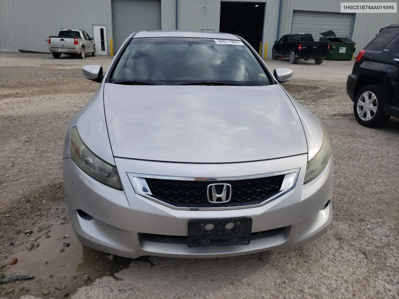 2010 Honda Accord Ex VIN: 1HGCS1B74AA019395 Lot: 56071964