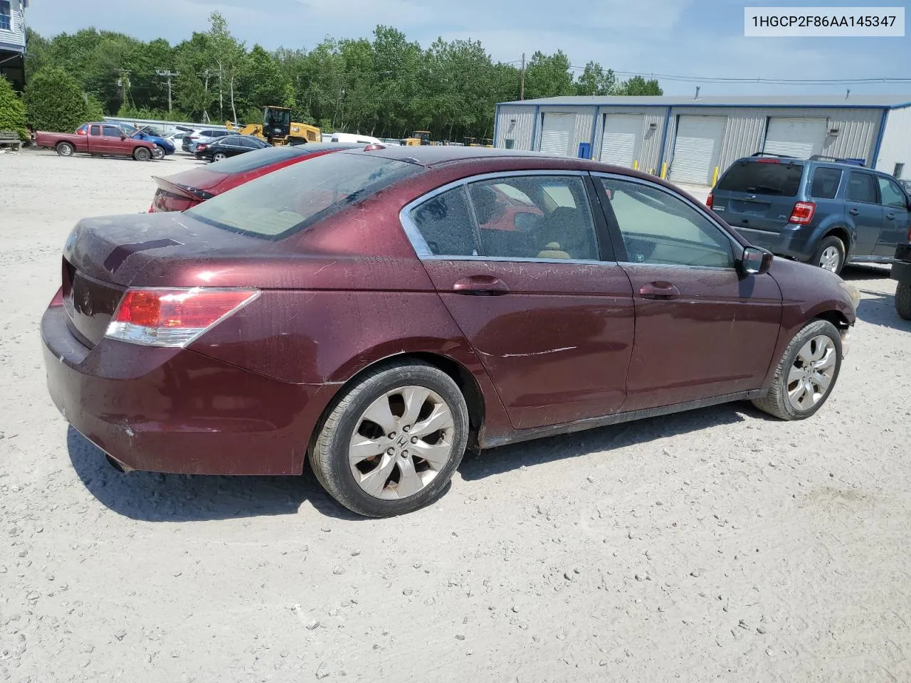 1HGCP2F86AA145347 2010 Honda Accord Exl