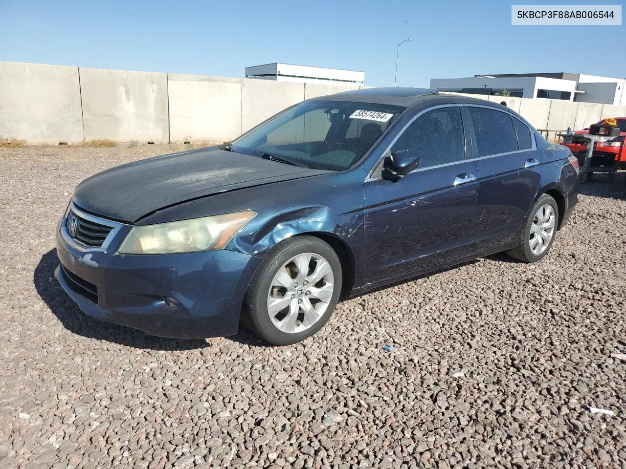 2010 Honda Accord Exl VIN: 5KBCP3F88AB006544 Lot: 58574264