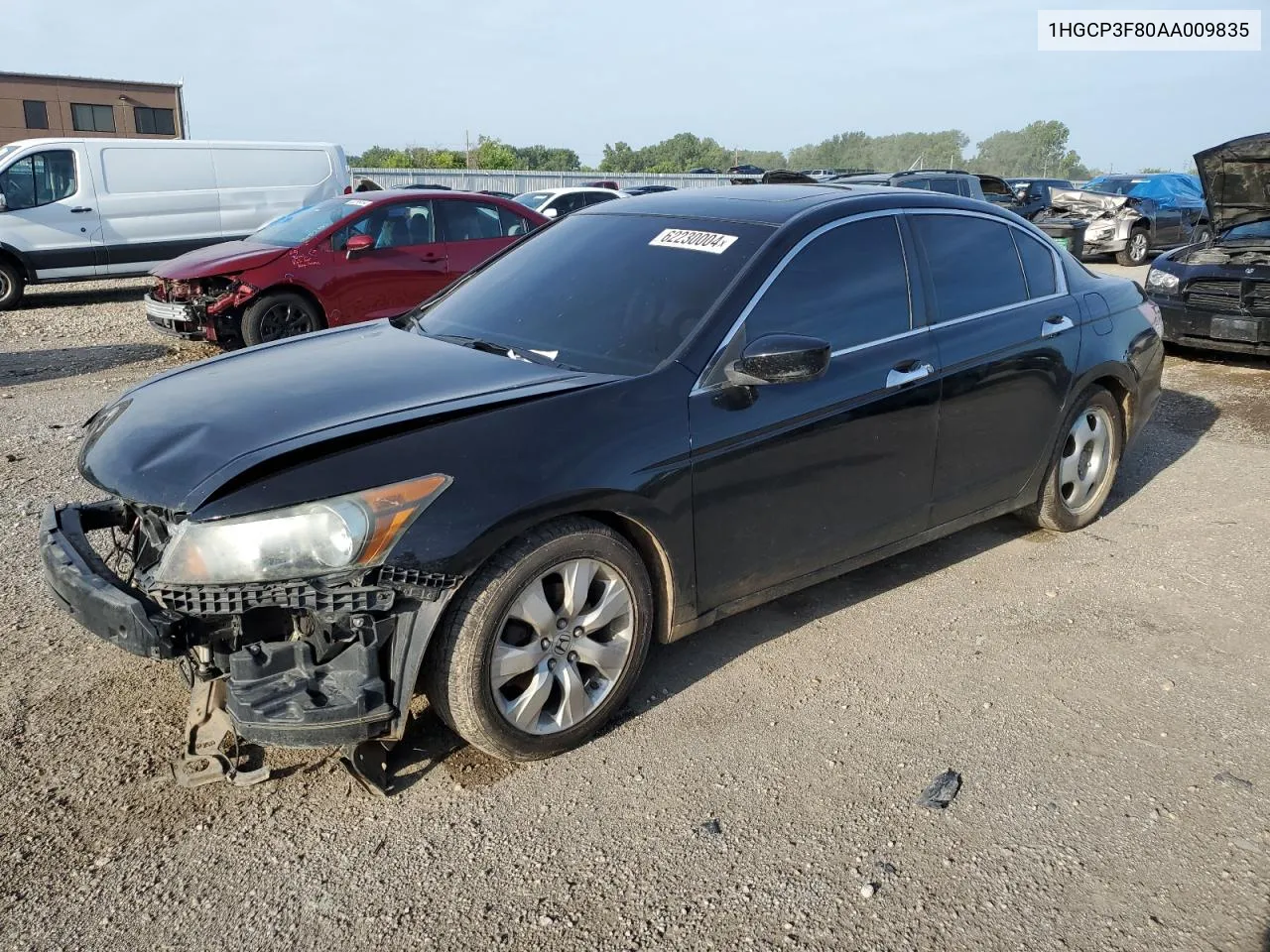 2010 Honda Accord Exl VIN: 1HGCP3F80AA009835 Lot: 62230004