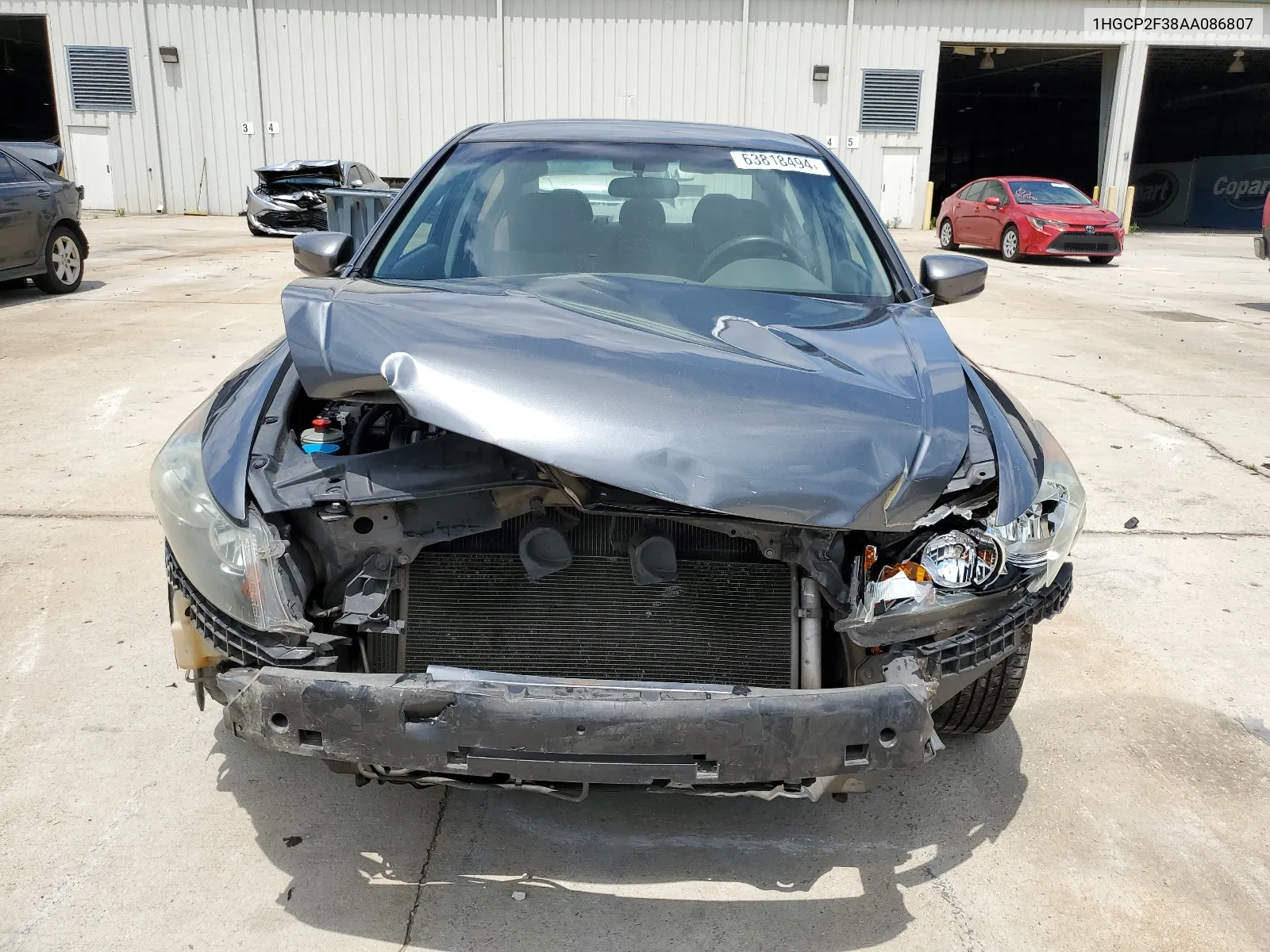 1HGCP2F38AA086807 2010 Honda Accord Lx