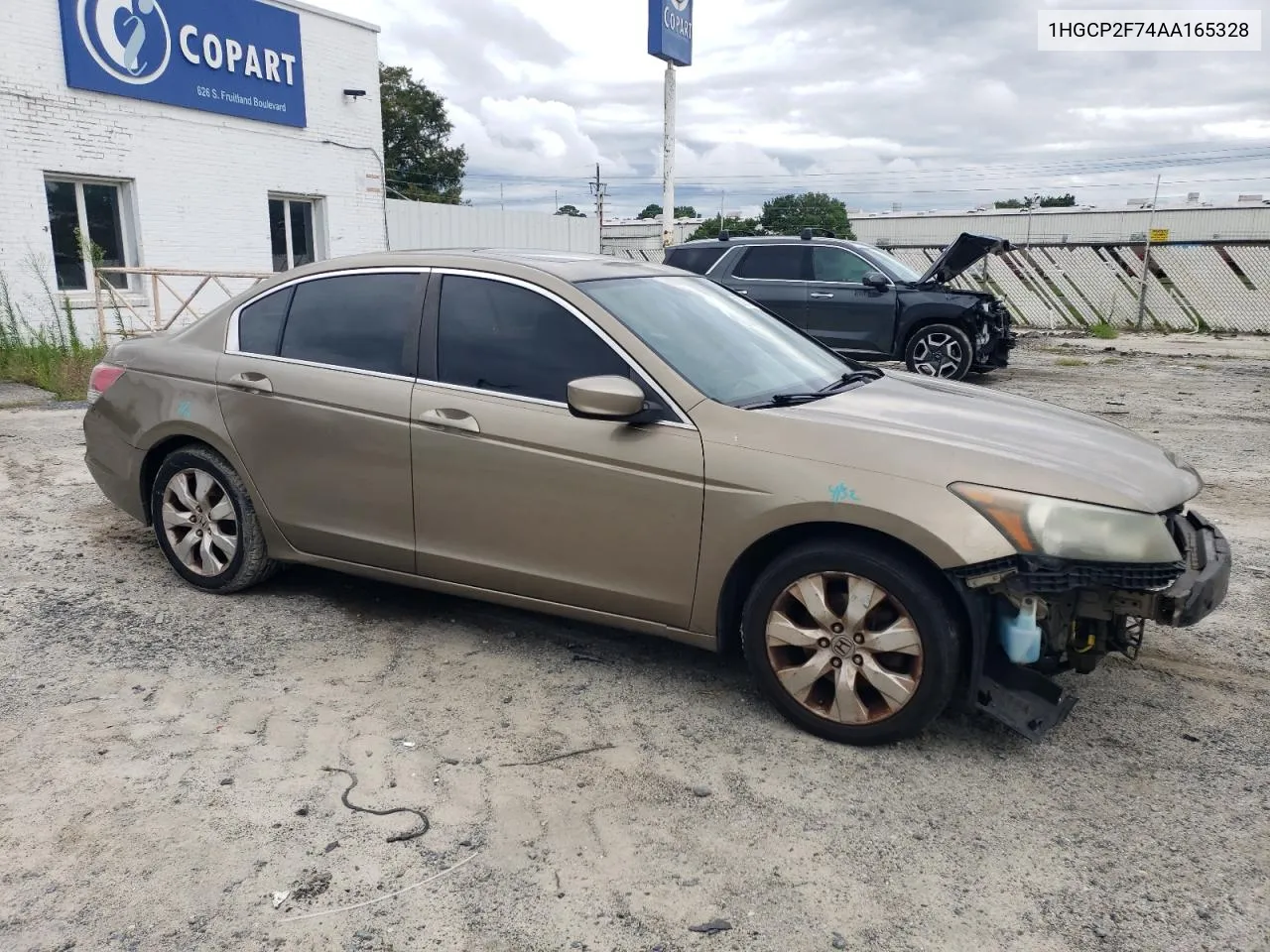 2010 Honda Accord Ex VIN: 1HGCP2F74AA165328 Lot: 63974594