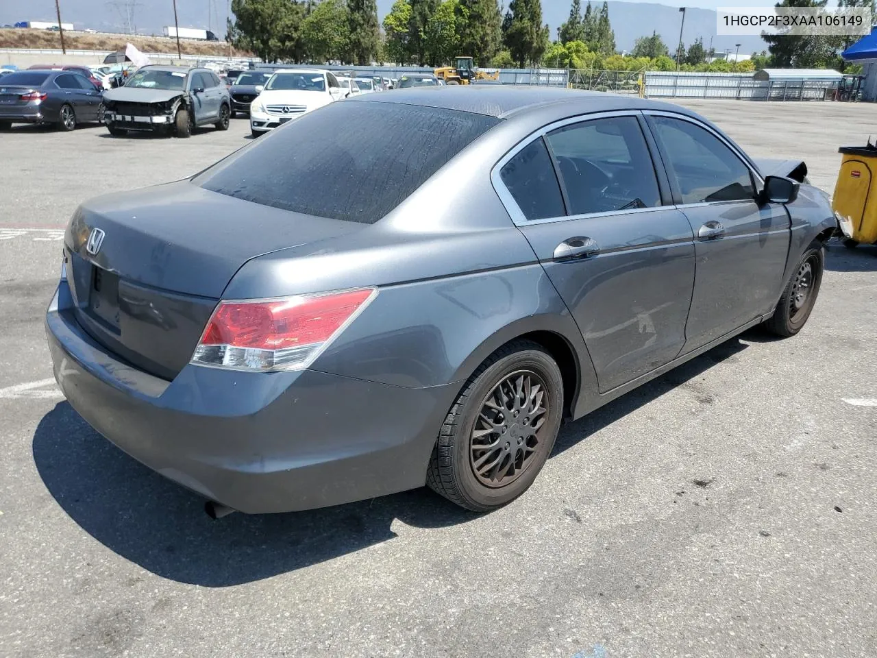 2010 Honda Accord Lx VIN: 1HGCP2F3XAA106149 Lot: 64264104