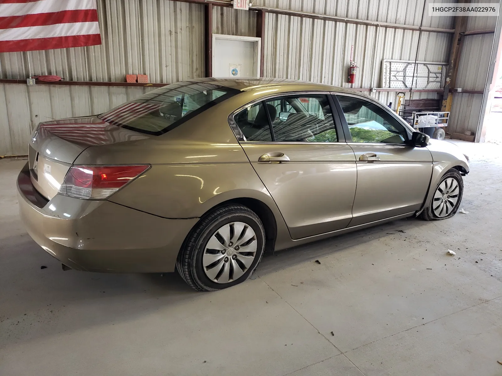 2010 Honda Accord Lx VIN: 1HGCP2F38AA022976 Lot: 64585924