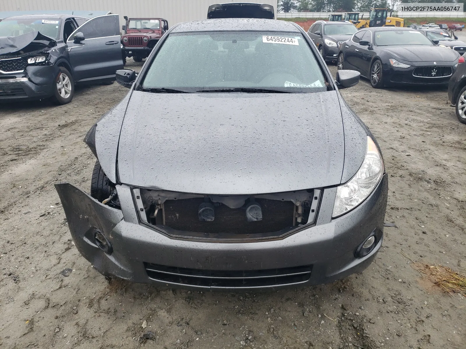 2010 Honda Accord Ex VIN: 1HGCP2F75AA056747 Lot: 64592244