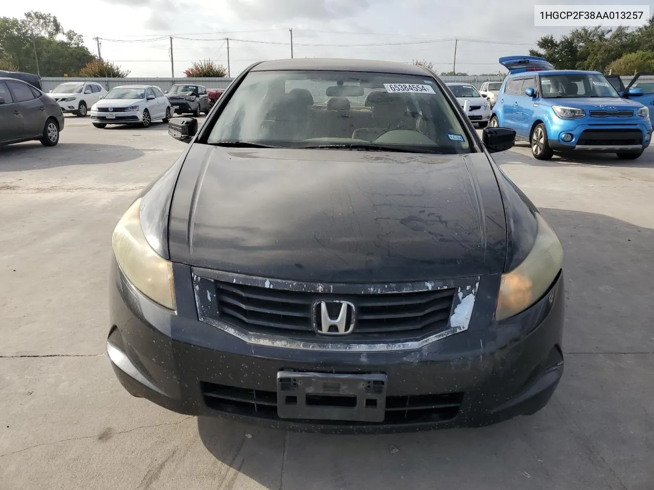 2010 Honda Accord Lx VIN: 1HGCP2F38AA013257 Lot: 65384554