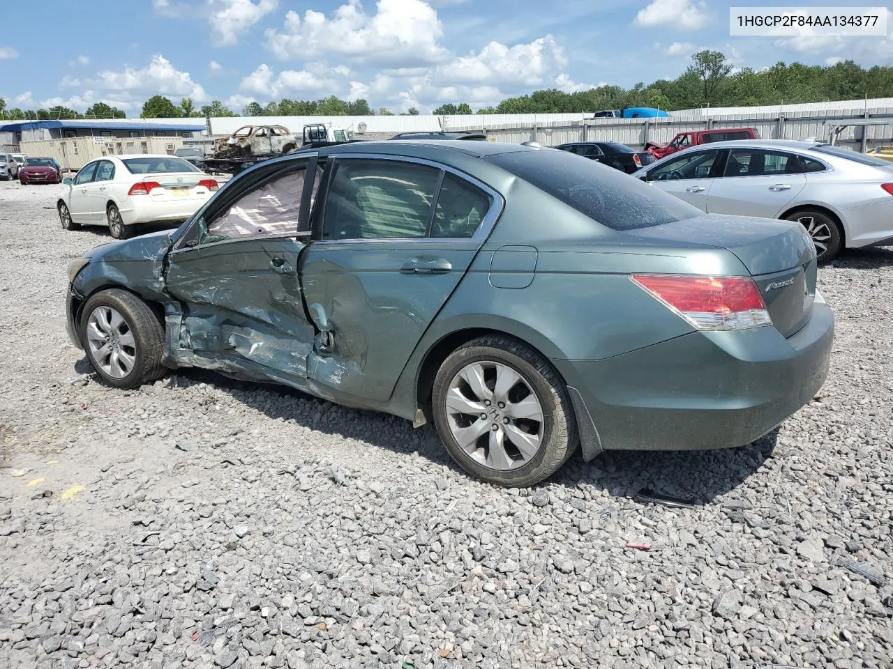 2010 Honda Accord Exl VIN: 1HGCP2F84AA134377 Lot: 65485114