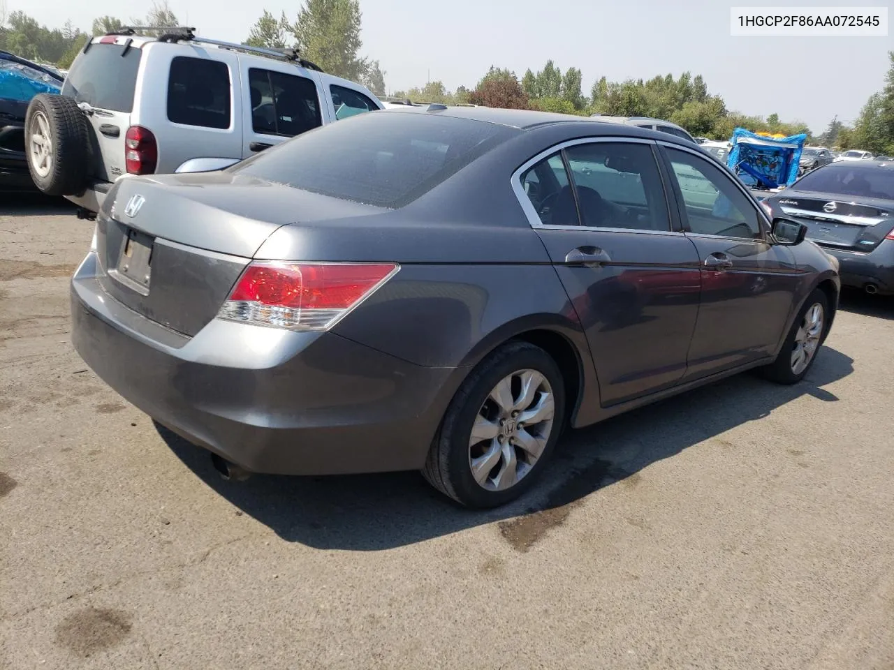 1HGCP2F86AA072545 2010 Honda Accord Exl